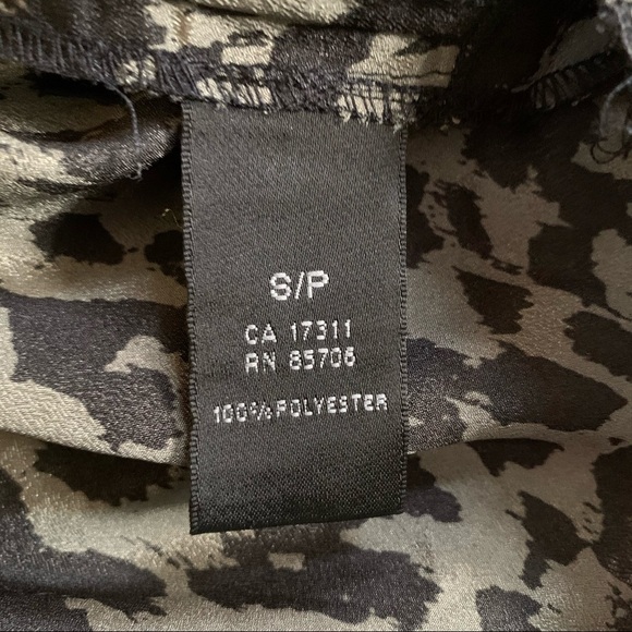 BUFFALO David Bitton Babydoll Tiered Spaghetti Strap Tank Black/Grey Size Small - Picture 10 of 11